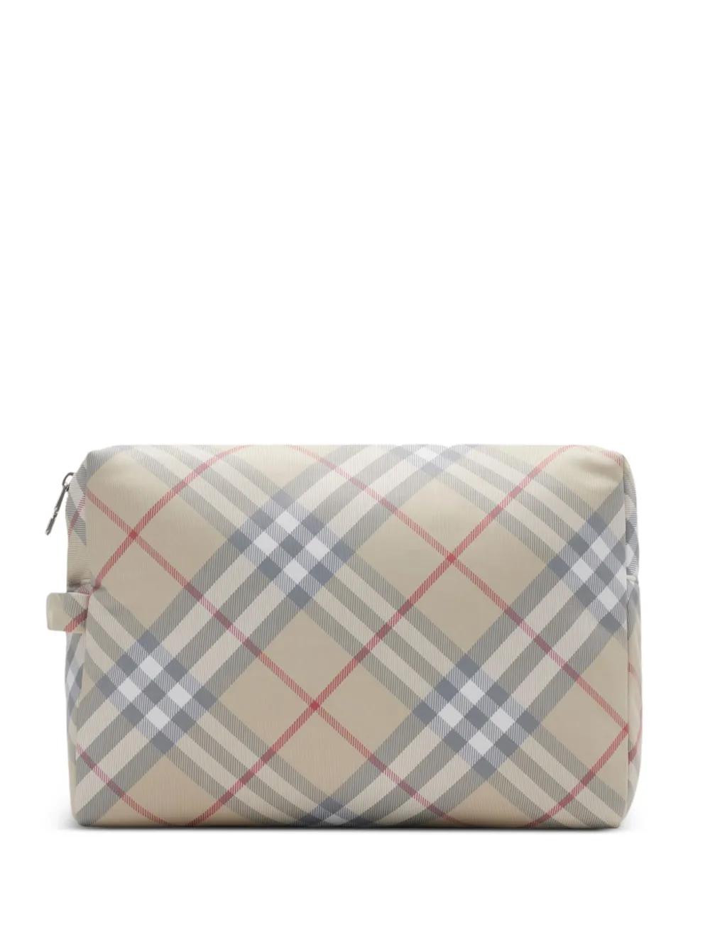 Burberry Check Changing Pouch In Neutrals
