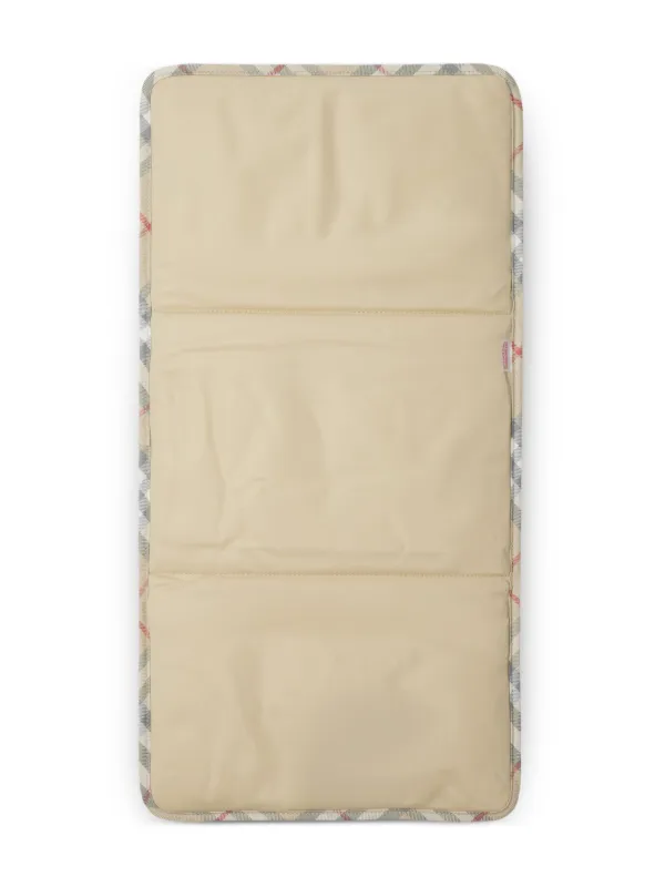 Burberry Kids Check Changing Pouch | Neutrals | FARFETCH
