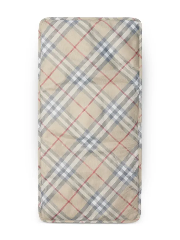 Burberry Kids Check Changing Pouch | Neutrals | FARFETCH