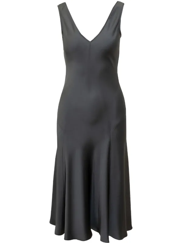 max mara grey dress Max Mara Grey Cotton Stretch Faux Wrap Draped Blazer Dress M Max Mara