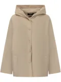 Weekend Max Mara hooded wool coat - Neutrals
