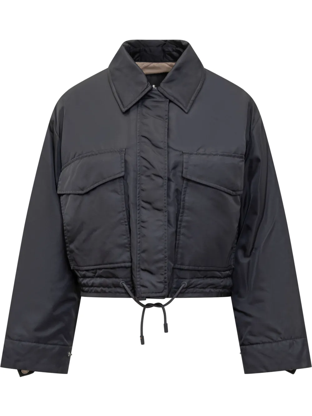 Weekend Max Mara twill bomber jacket | Blue | Image 1