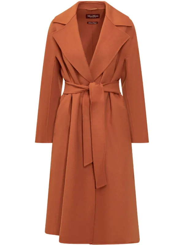 Max Mara Cles Coat | Orange | FARFETCH