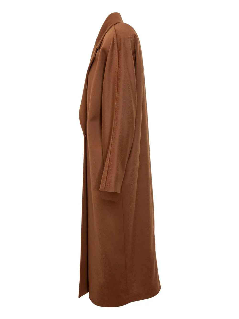 Max Mara Long-sleeved Coat In 褐色