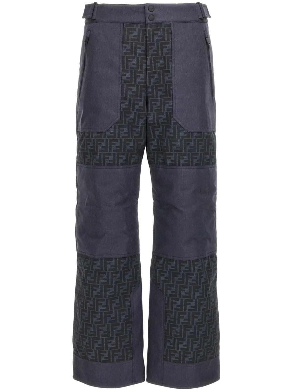 FENDI FF ski trousers - Blue