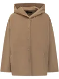 Weekend Max Mara hooded wool coat - Neutrals