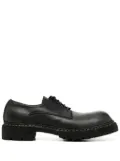 Guidi horse full grain derby shoes - Black