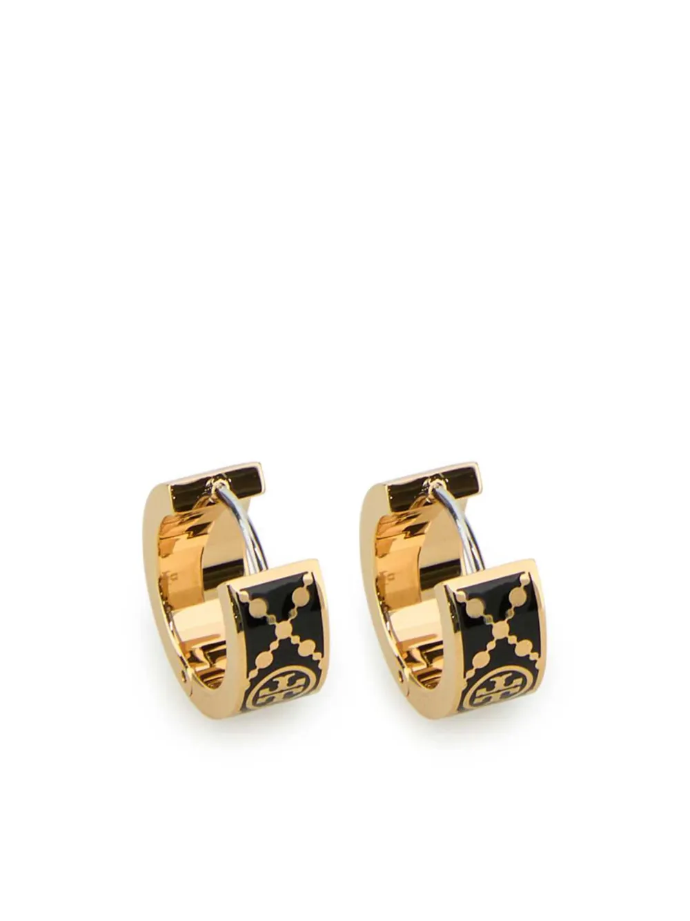 Tory Burch T-Monogram ピアス - ゴールドトーン Tory Burch T-Monogram ピアス - ゴールドトーン