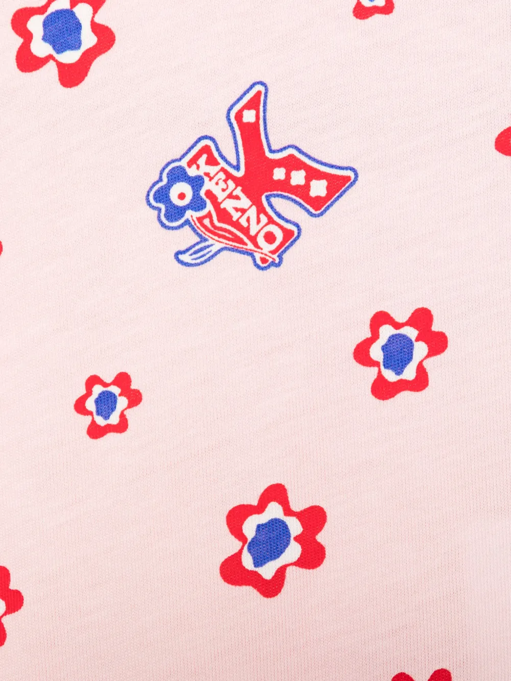 Kenzo Kids Jurk met print Roze