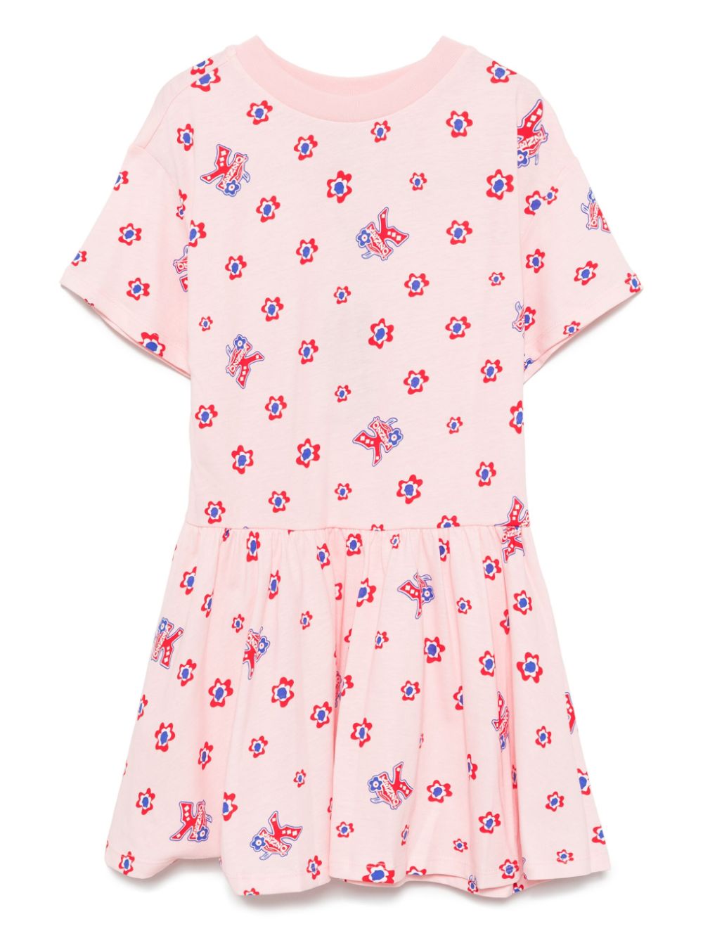 Kenzo Kids Jurk met print Roze