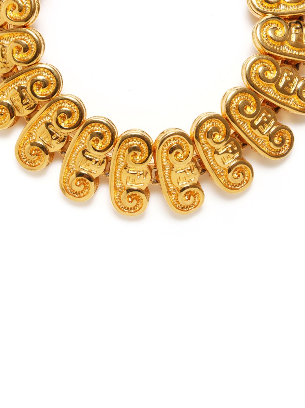 Fendi Pre-Owned 1990s logo bracelet - Gold