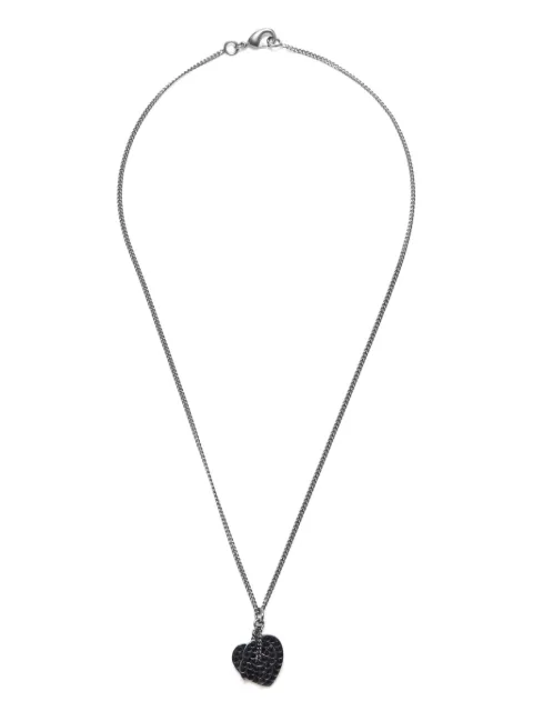 CHANEL Pre-Owned 2008 CC heart pendant necklace