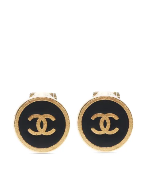 CHANEL Pre-Owned 2000 CC logo clip-on earrings