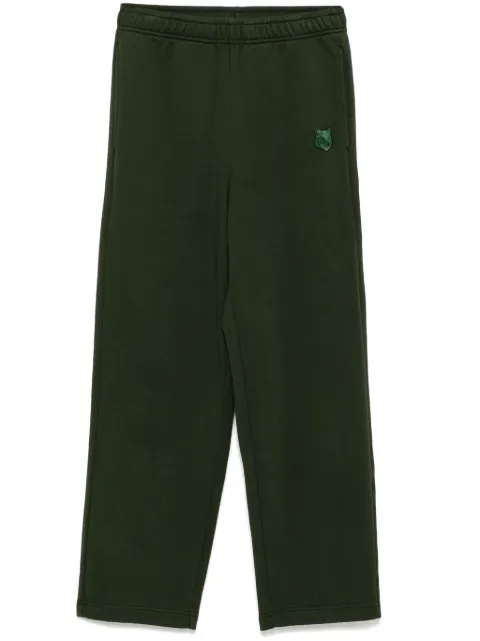 Maison Kitsuné bold fox head patch pants
