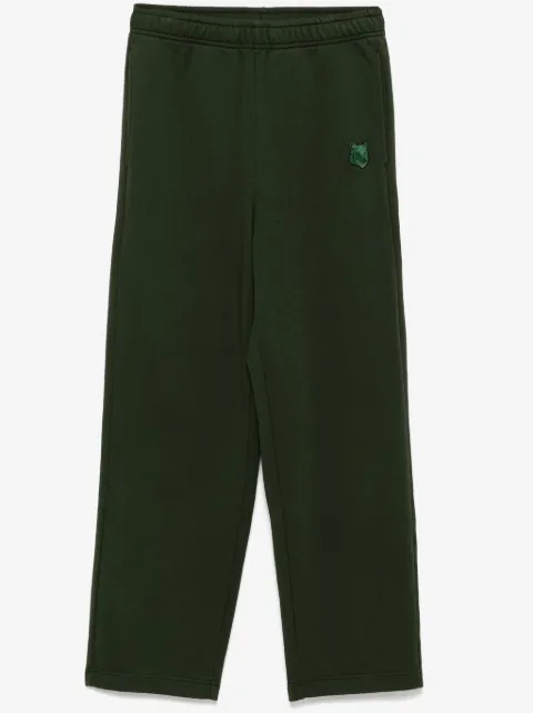 Maison Kitsuné bold fox head patch pants