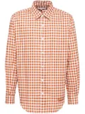 Maison Kitsuné gingham-check shirt - Orange