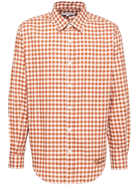 Maison Kitsuné gingham-check shirt