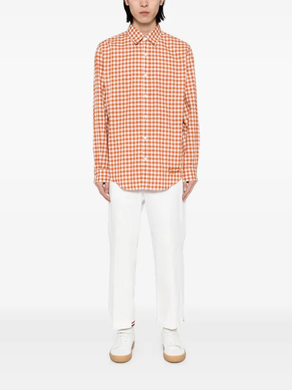 極美品　MAISON KITSUNÉ ギンガムチェック ブルゾン メゾンキツネ Maison kitsune チェック ブルゾン モヘヤ メンズ - メルカリ