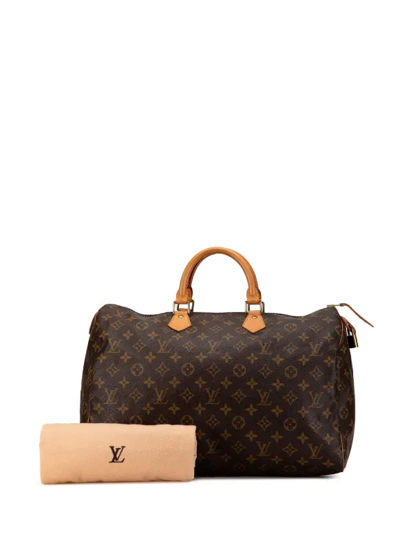 Louis Vuitton Monogram Speedy 40 2024 Sachel Bag /Boston Bag