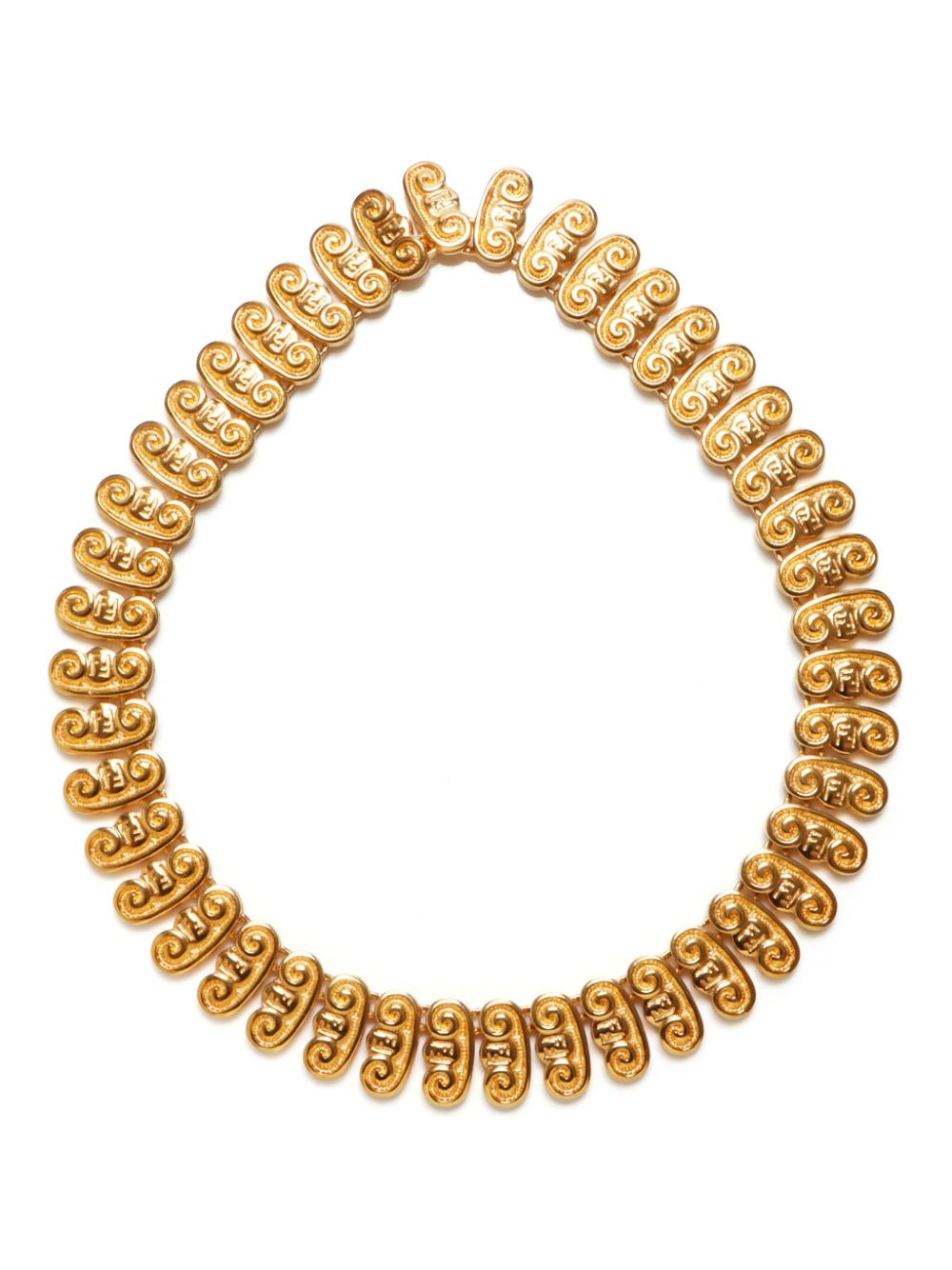 Fendi Pre-Owned 1990s choker necklace - Gold