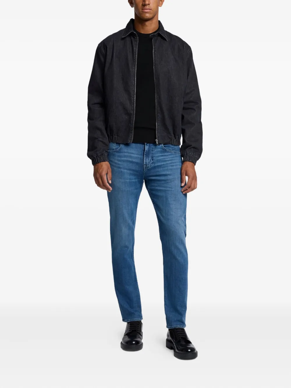 7 For All Mankind Classic Jeans In Blue