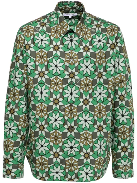 Maison Kitsuné floral-print shirt