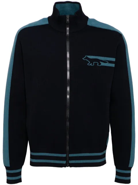 Maison Kitsuné zip-up sweater