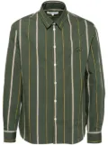 Maison Kitsuné striped shirt - Green