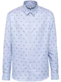 Maison Kitsuné Fox-print shirt - Blue