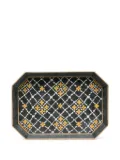 Les-Ottomans hand-painted iron tray (30cm x 43cm) - Black