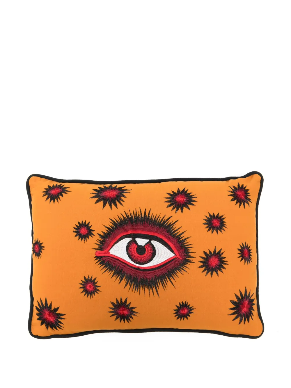 Les-Ottomans Eye cushion (60cm x 40cm) | Orange | Image 1