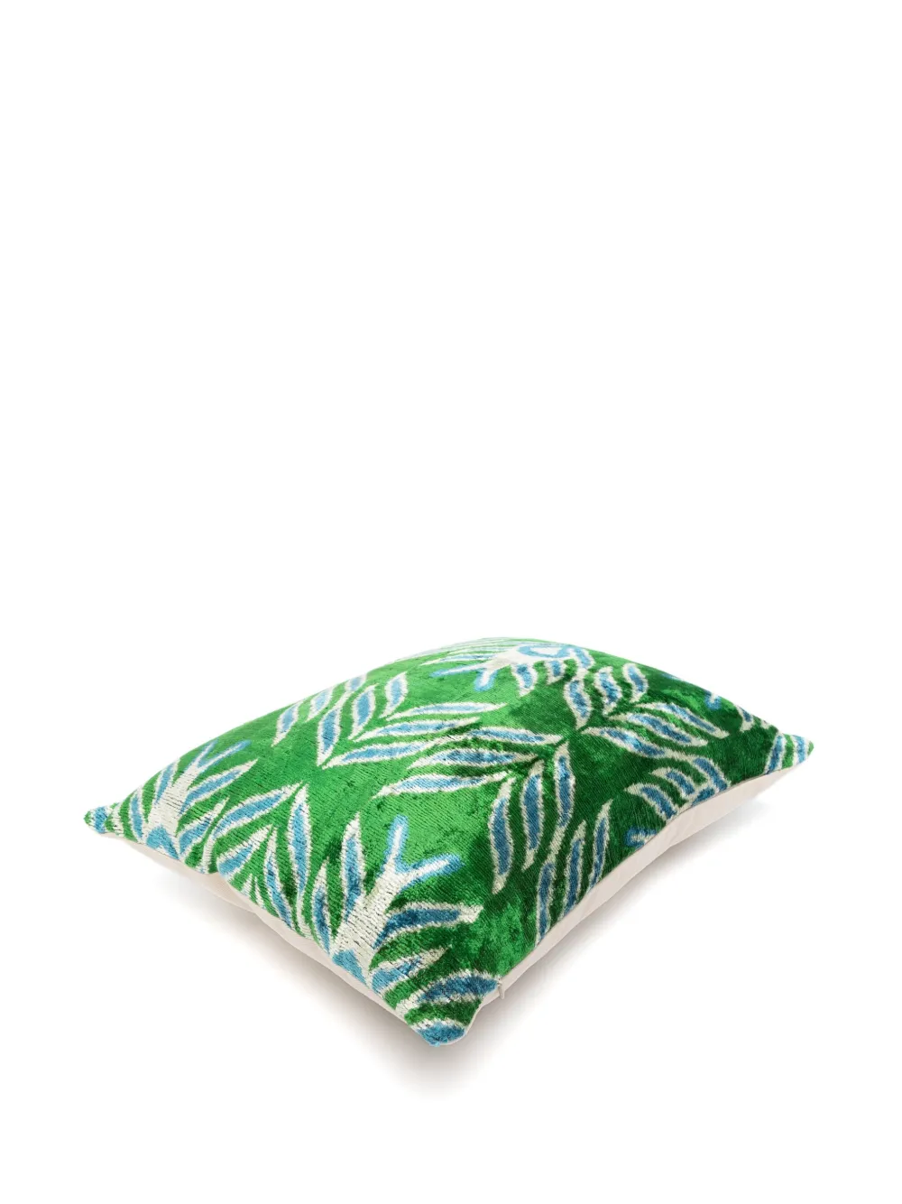 Les-Ottomans Fluwelen kussen (40 cm x 50 cm) - Groen