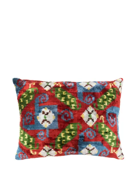 Les-Ottomans silk velvet cushion (50cm x 40cm)