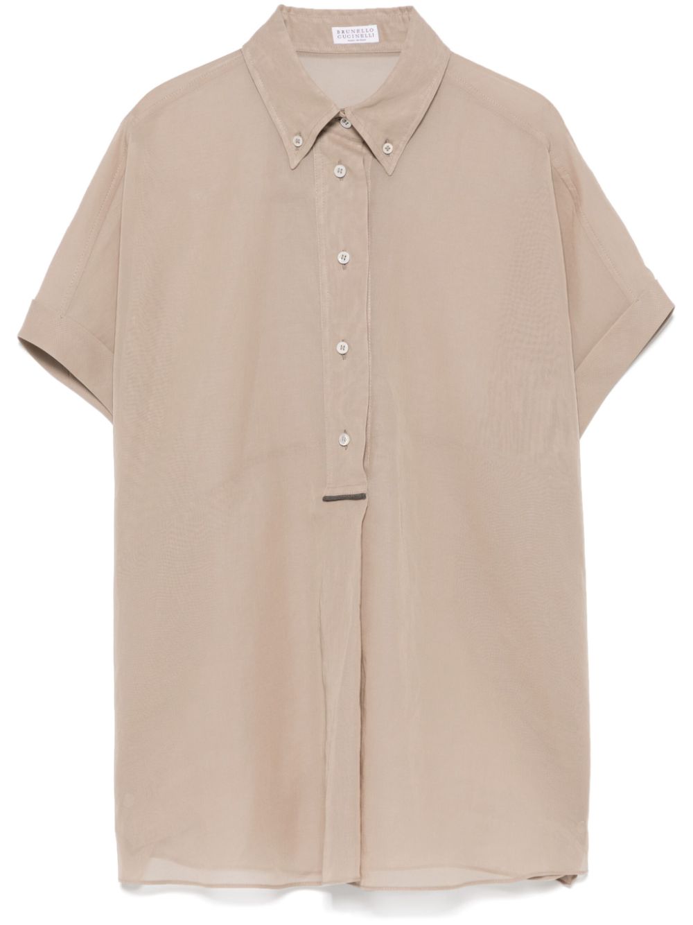 Brunello Cucinelli cotton shirt - Neutrals