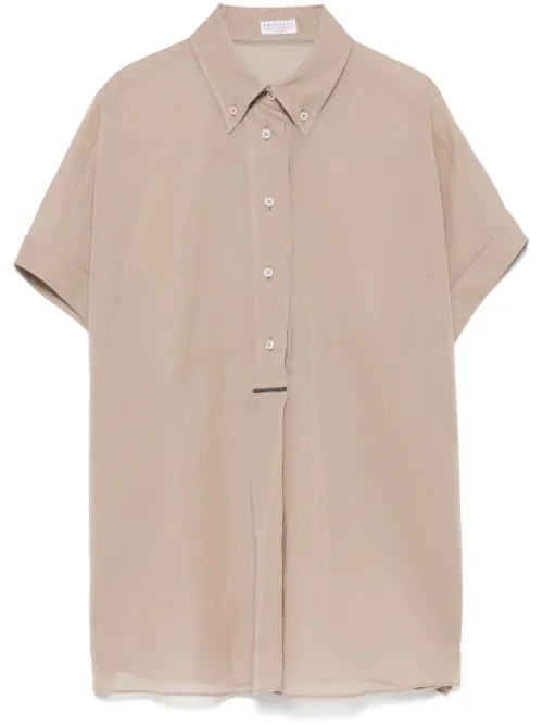 Chemise en coton - Brunello Cucinelli - Modalova