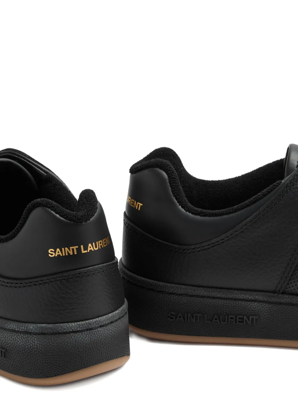 Saint Laurent SL 61 leren sneakers Zwart