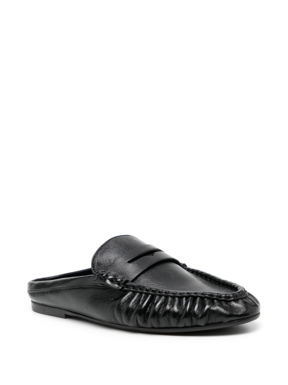 Saint Laurent Le loafer-style slippers - Zwart