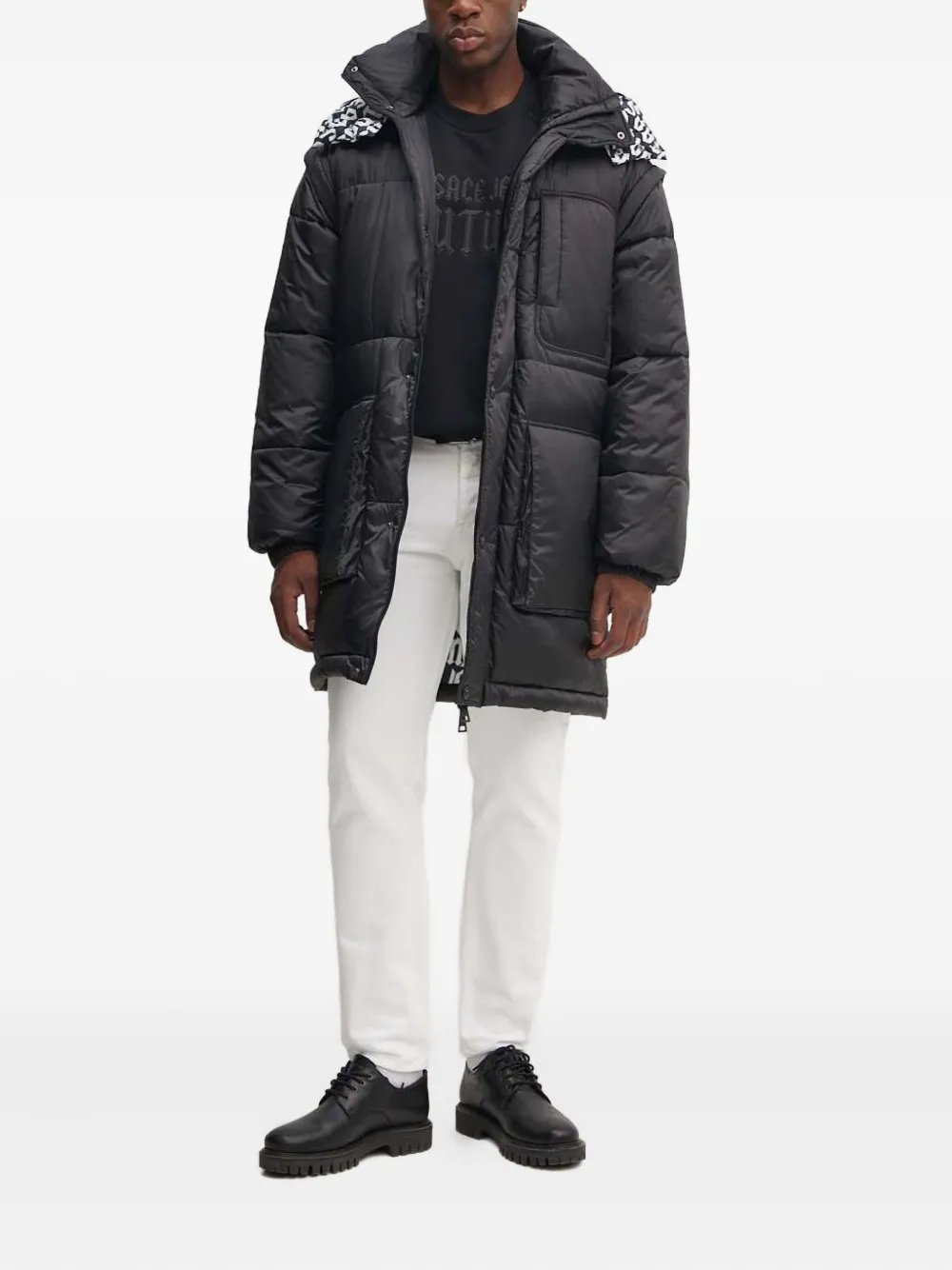 Versace Jeans Couture Casaco acolchoado com capuz | Casaco matelassê | Image 2