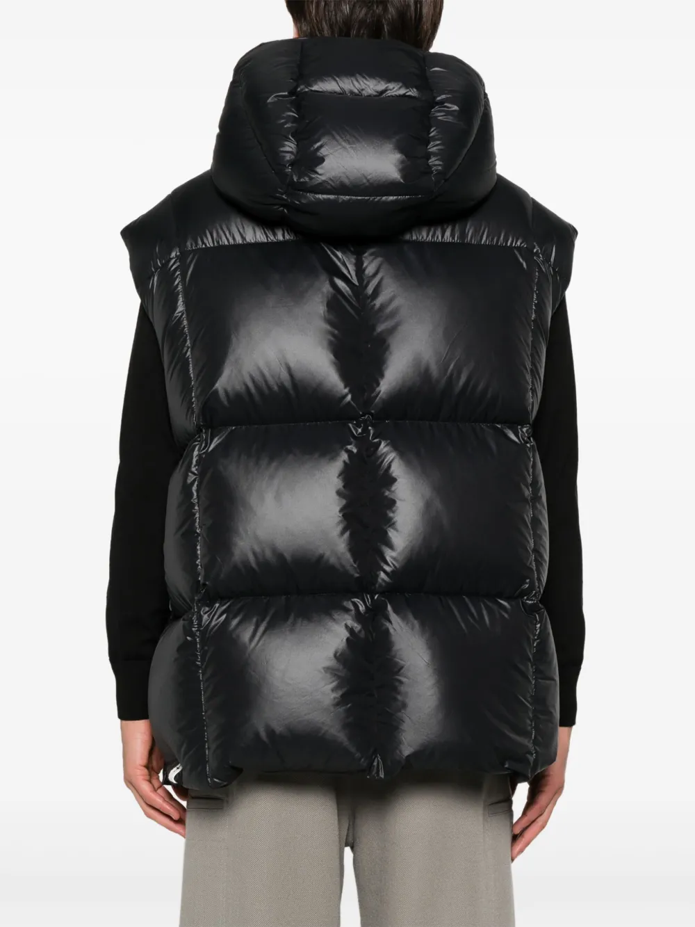 Jil Sander Gewatteerde bodywarmer Zwart