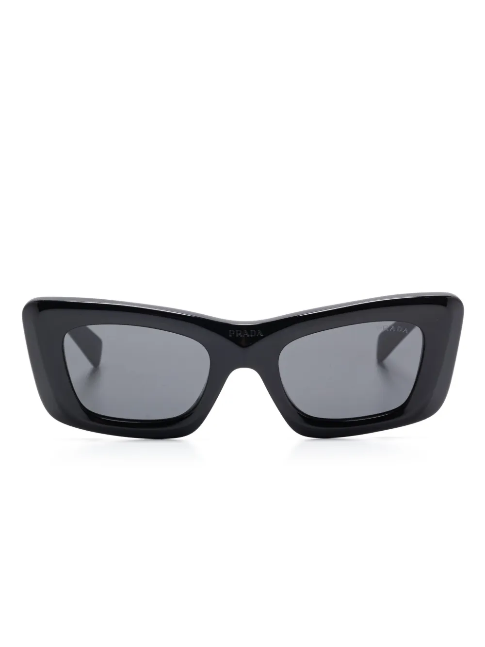 Prada Pre-Owned lunette de vue à logo triangle | noir | Image 1