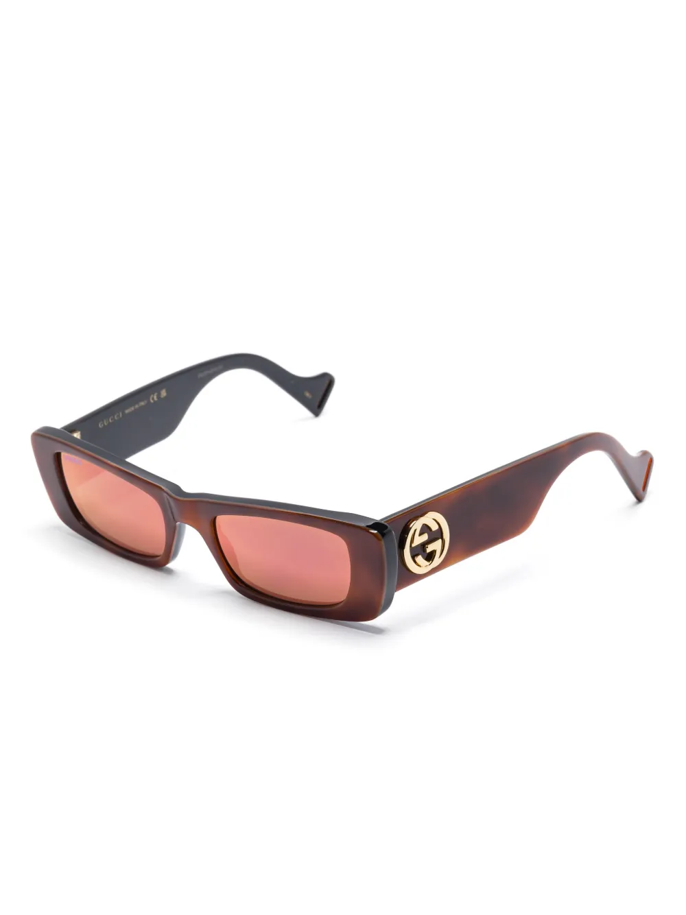 Gucci Pre-Owned GG zonnebril - Bruin
