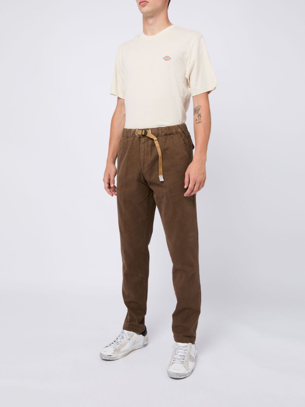 White Sand belted chinos - Bruin