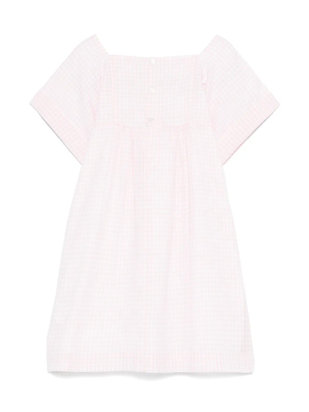 Bonpoint Kids' Checked Dress In Pink
