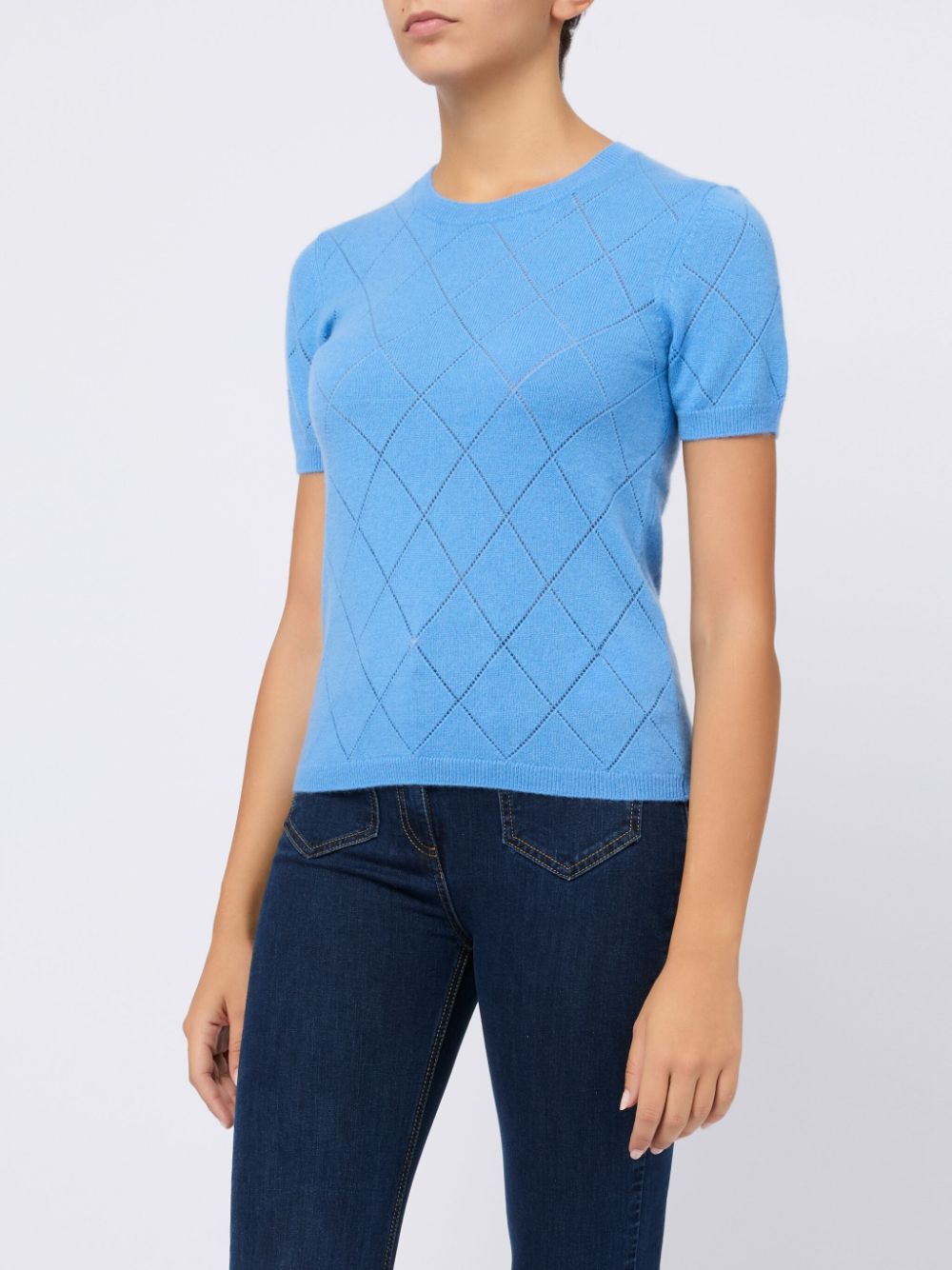 absolut cashmere Romeo knitted top - Blauw