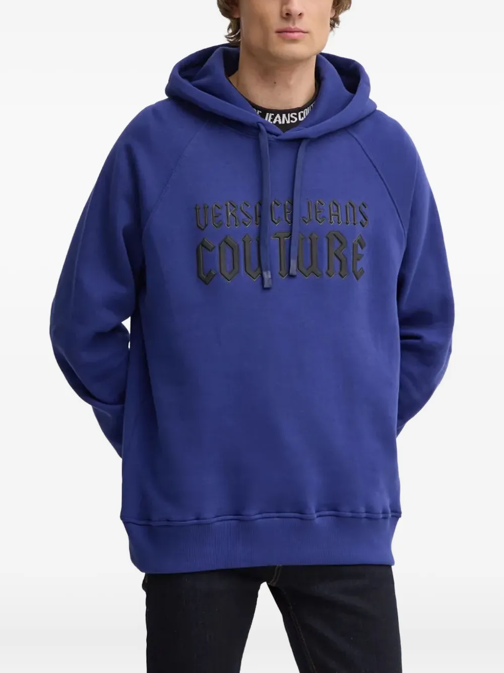 Versace Jeans Couture logo hoodie - Blue