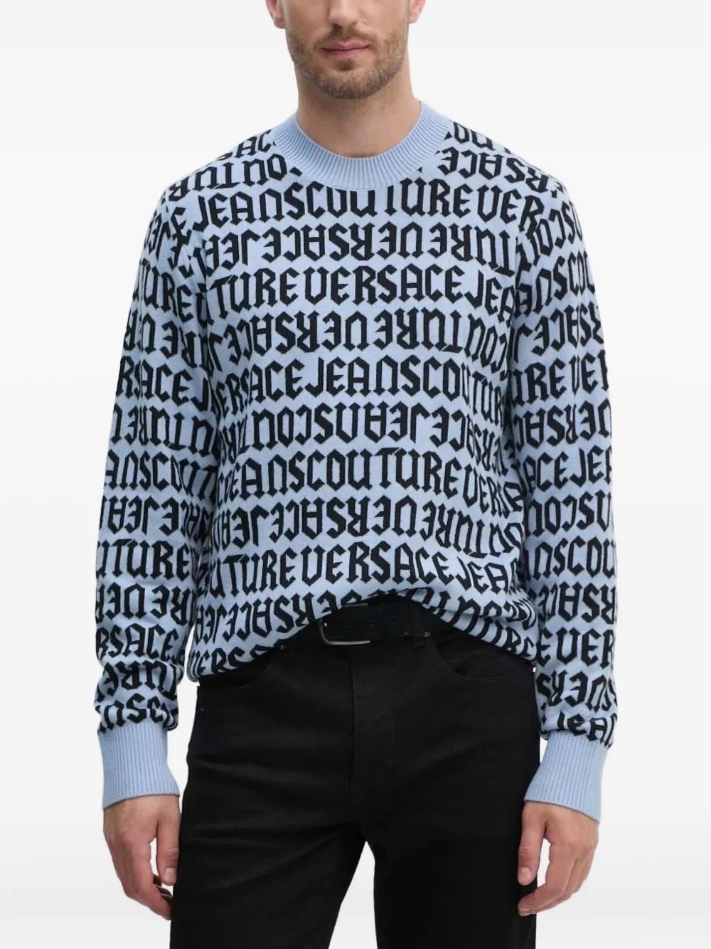 Text-Motif Sweater