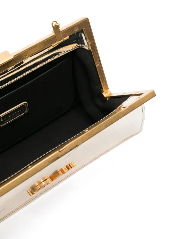 Balmain Pre-Owned Trapeze クラッチバッグ | ゴールドトーン  