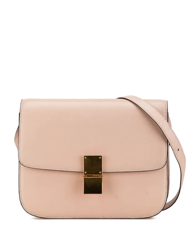 セリーヌ クラシックボックス ピンク 新品 Celine Pre-Owned 1990-2023 クラシック ボックス ショルダーバッグ M