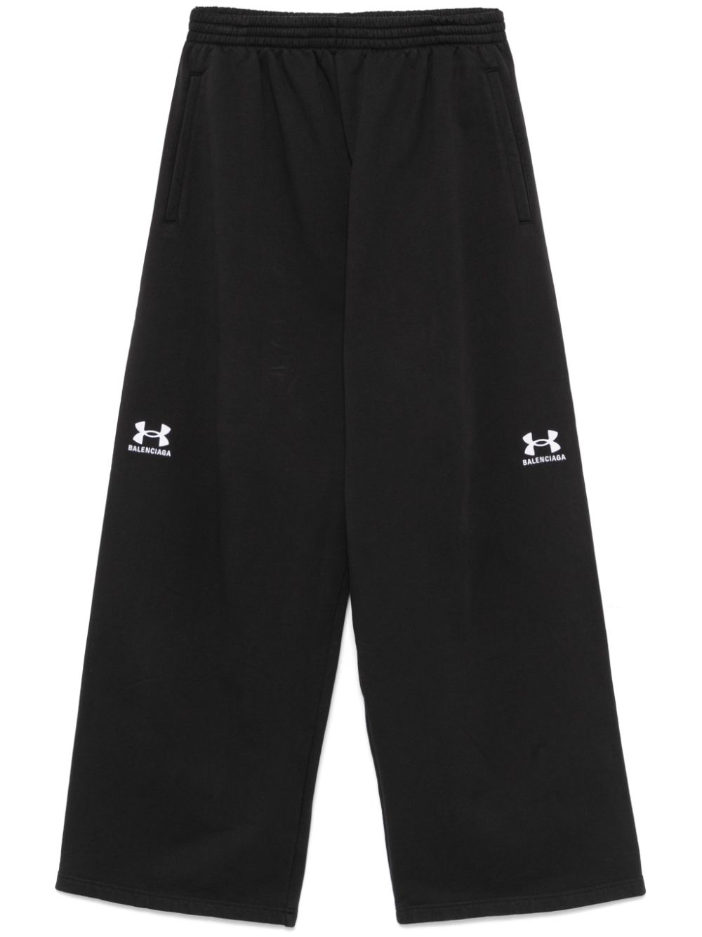 Balenciaga x Under Armour trainingsbroek met wijde pijpen Zwart