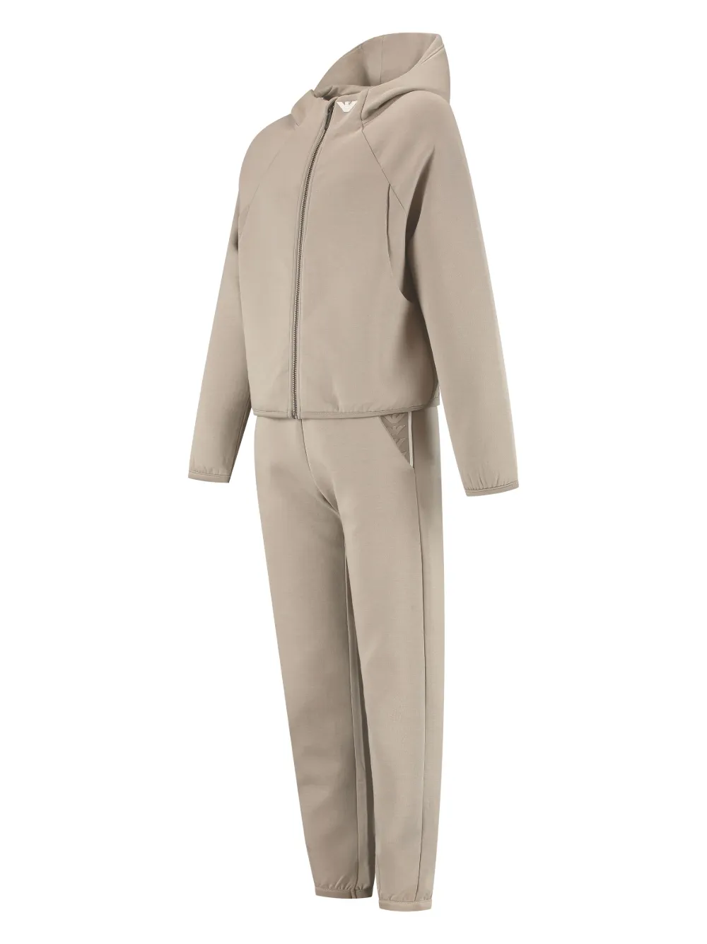Emporio Armani Kids Trainingspak met logoband Beige